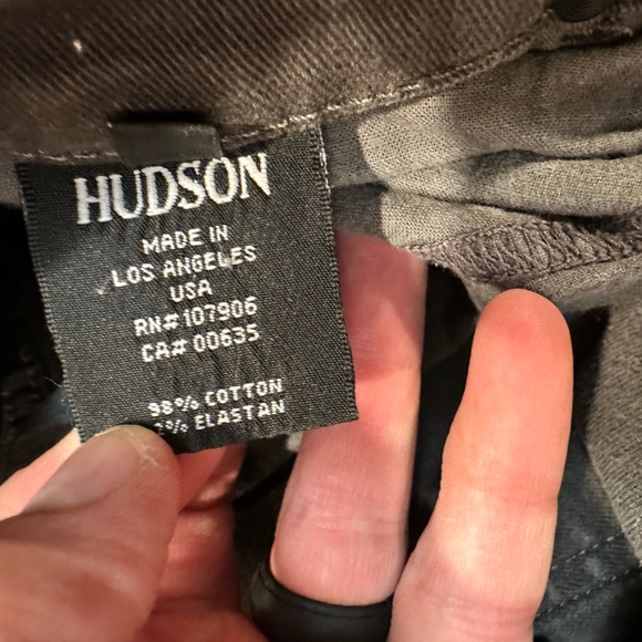Hudson Byron FIVE Pocket Jeans Straight, gently used Grey - Picture 5 of 7